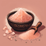 Himalayan pink salt used in witchcraft for purification, protection, and energising spells