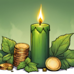Easy Green Candle Money Spell to Attract Financial Success
