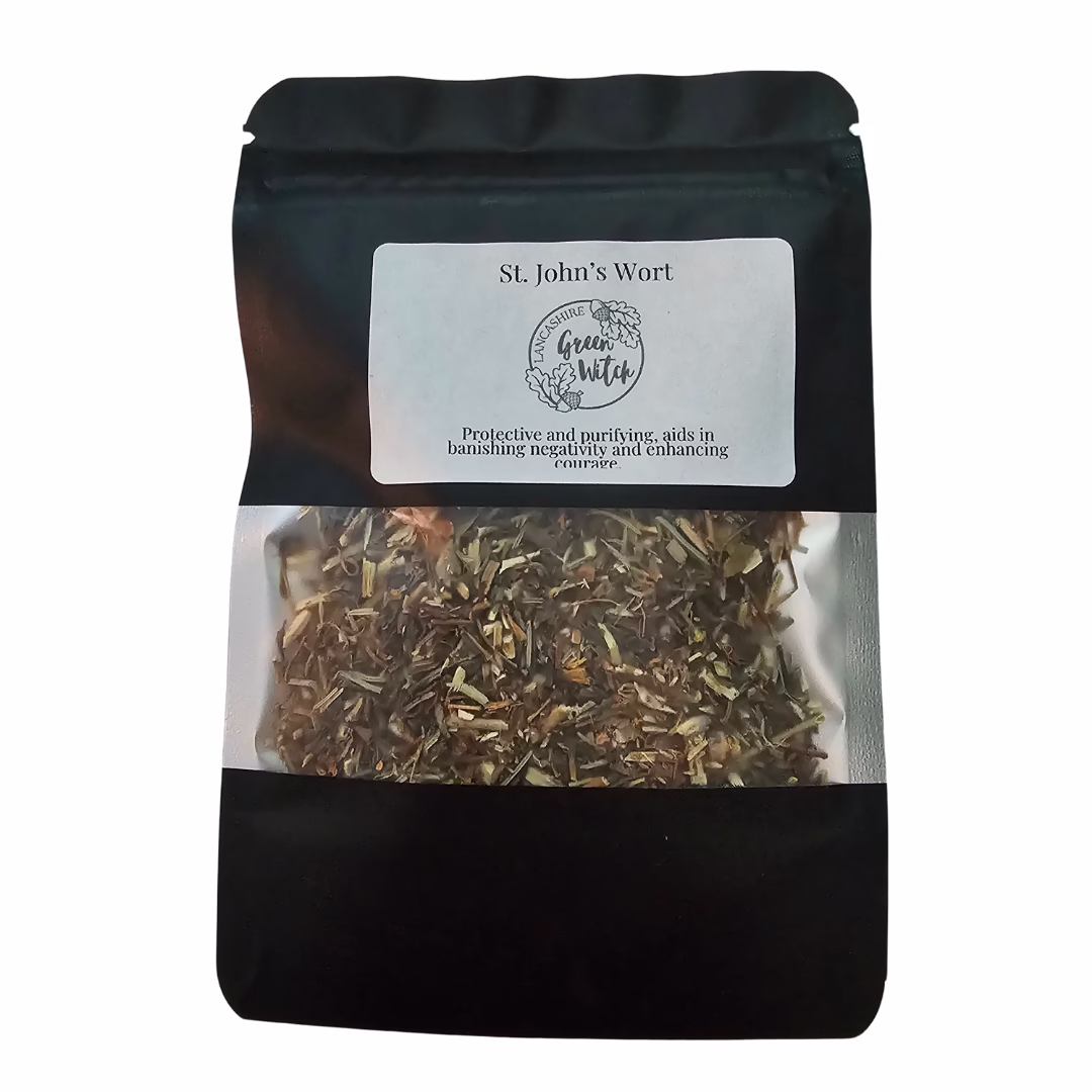 Dried St John’s Wort for Witchcraft & Spellwork – 10g Ritual Herb - Image 2