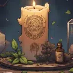 How to Make a Protection Candle That Really Works1; protection candle with herbs, oils, and carved sigils ready for ritual use