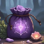 Loved Ones Protection Spell: A handmade spell pouch with rosemary, amethyst, and a photo glowing with protective energy