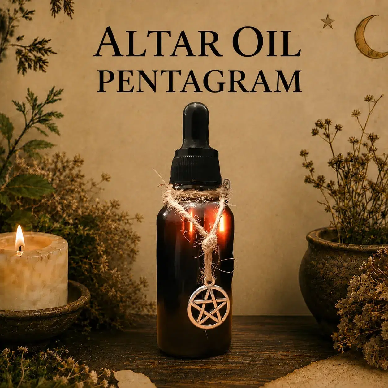 Altar Oil - Pentagram Oil