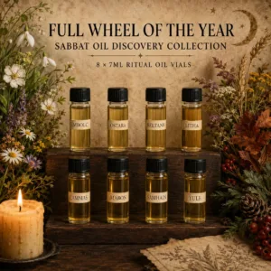 Witch Box - Full Wheel of the Year Sabbat Oil Discovery Collection – 8 x 7ml Ritual Oil Vials