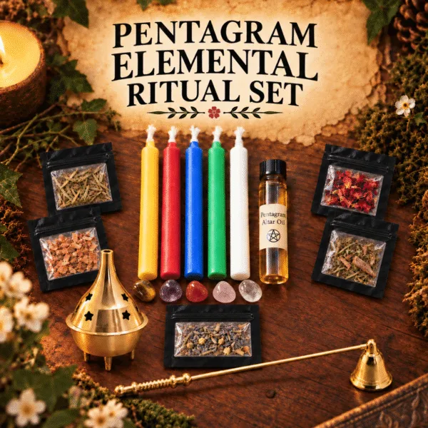 Witch Box - Pentagram Elemental Ritual Set