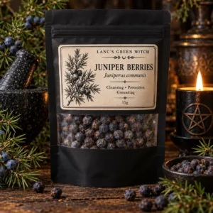 Dried Juniper Berries for Witchcraft & Spellwork – 15g Ritual Herb