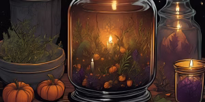Samhain Protection Spell Jar